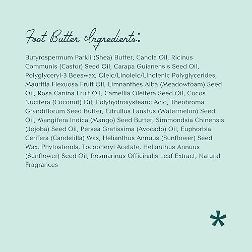 Miniatura 8 de Bare August Crema para pies y bálsamo de talón Loción de mantequilla para pies suaves, lisos y saludables, hidratante de pies y suavizante de crema