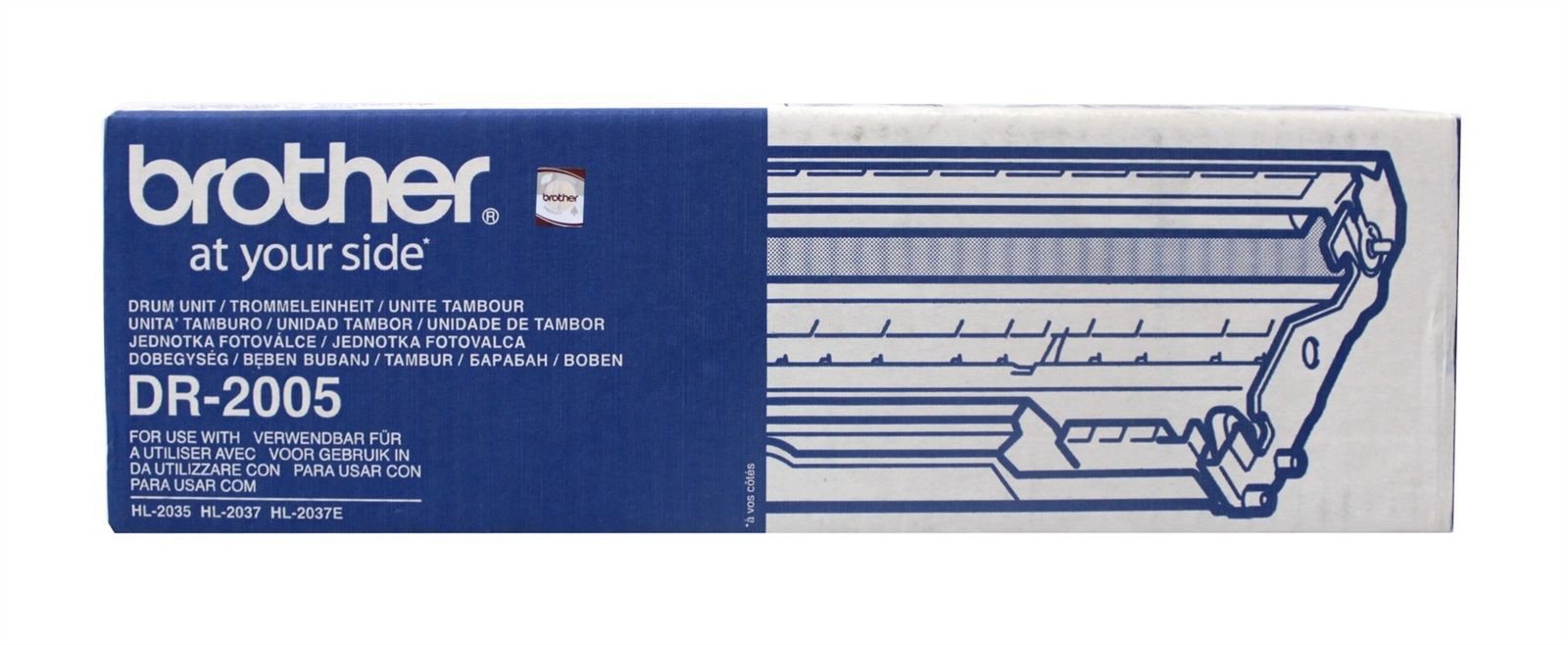Brother DR2005 Tamburo Originale per Stampanti HL-2035, HL-2037, Capacità fino a 12.000 Pagine