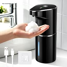 ICARE Bathroom Soap Dispenser 350 ml, 1200 mAh Foam Dispenser Soap Bath