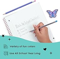 Vista 5 de Yoobi Essentials Bundle Cuadernos y lápices de composición con rayas universitarias, paquete de 3 materias, 150 páginas, cuadernos perforados de 3