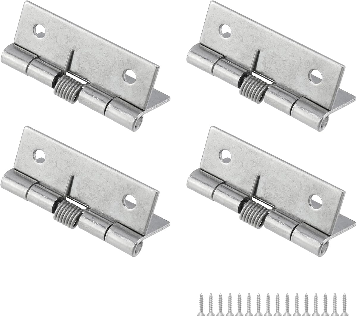 Spring Hinges Self Opening Hinge 2" Long - 4pcs | 304 Stainless Steel Door Hinge