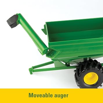 John Deere 1/32 Scale S780 Combine with Grain Head 7290R Tractor Grain Cart Set