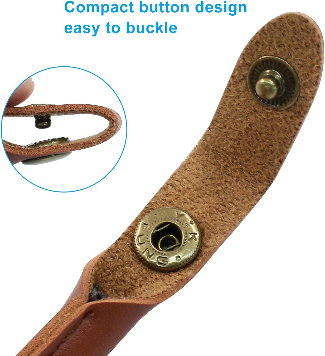 2 Pcs 15.7 Inch Leather Purse Handles, PU Leather Purse Straps, Bag Handles for Bag Making(Brown)