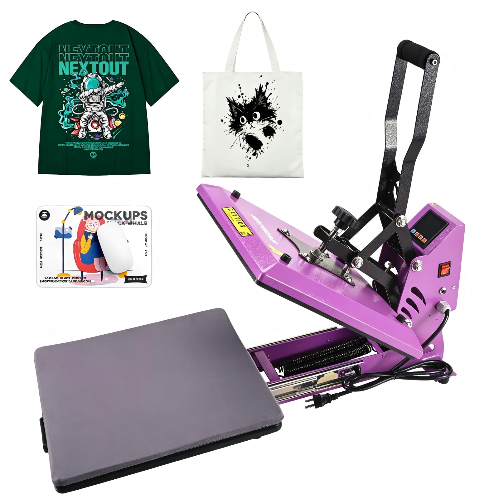 BetterSub Slide Out Heat Press 15x15