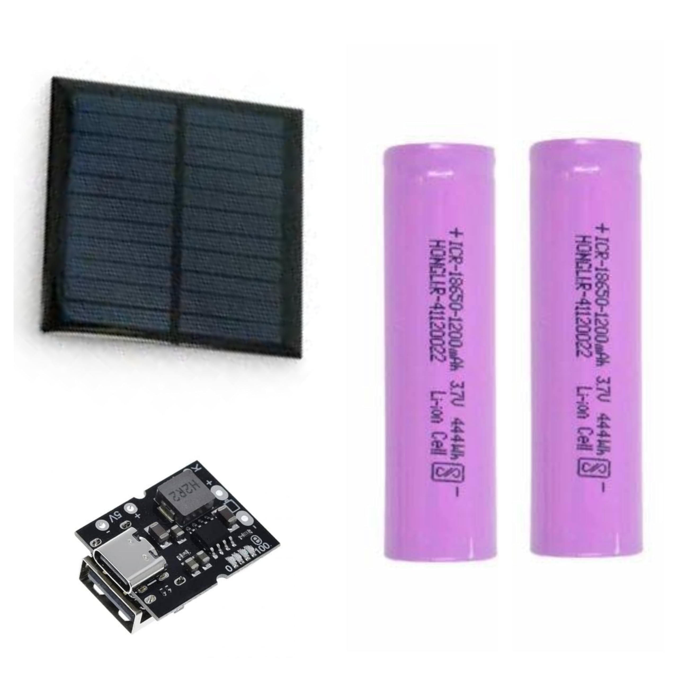 Luvik Combo of 5v 100ma 0.5w 70 x 70mm Mini epoxy Solar Panel photovoltaic polycrystalline DIY Cell Charger + 2 * 1200mah Cell + USB Type-C Power Bank Module for Charging Smartphones (B0CMRS22T2) Amazon Price History, Amazon Price Tracker