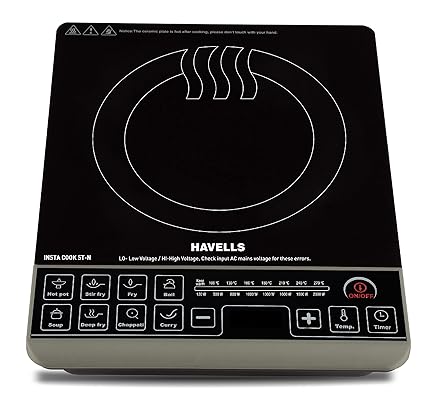 Havells Insta Cook ST N Induction (Black), 1800 watt