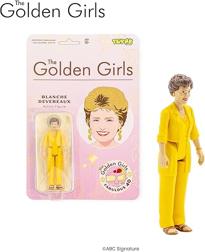 Miniatura 2 de Toynk The Golden Girls Blanche Devereaux - Figura de acción retro de 3.75 pulgadas