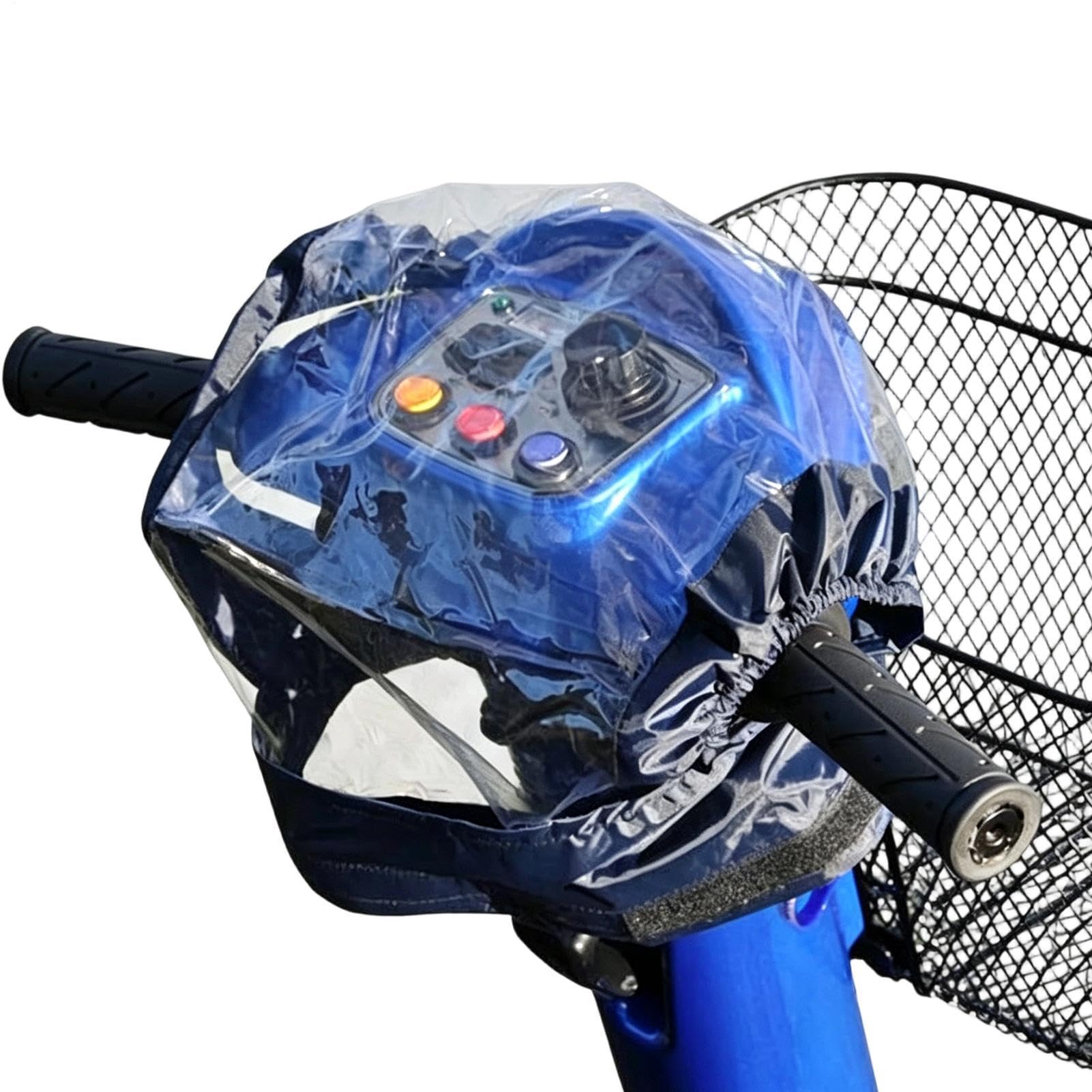Clear Mobility Scooter Cover, Clear Waterproof Protector with Elastic Cuffs