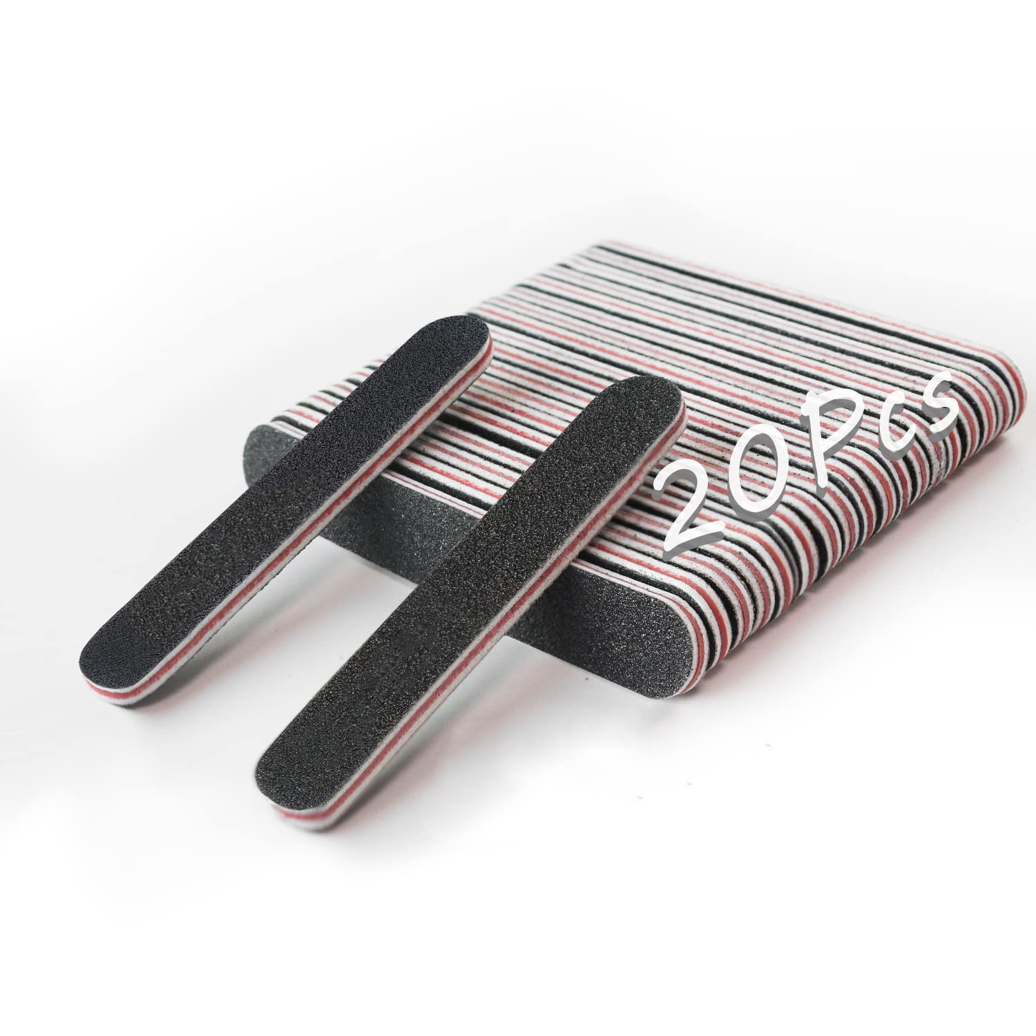 Buy Andrea Mini Nail File, 20Pcs 100/180 Grit Nail Buffers Nail Files