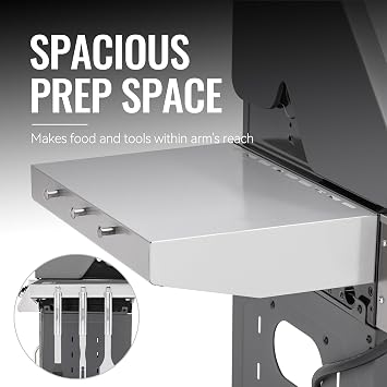 Royal Gourmet GG3001S 3-Burner Propane Gas Grill, 25,500 BTUs, Silver