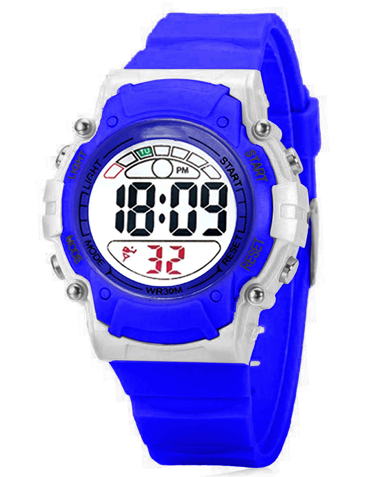 Time Up Digital Dial Colorful Strap with Alarm & Backlight Watch for Kids-EF52B-102 (B08RZ5DQNB) Amazon Price History, Amazon Price Tracker