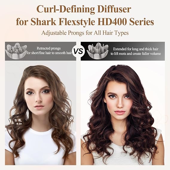 Curl-Defining Diffuser for Shark FlexStyle Attachment