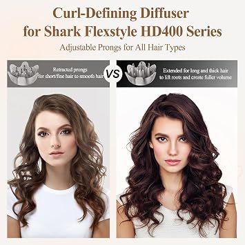 Curl-Defining Diffuser for Shark FlexStyle Attachment