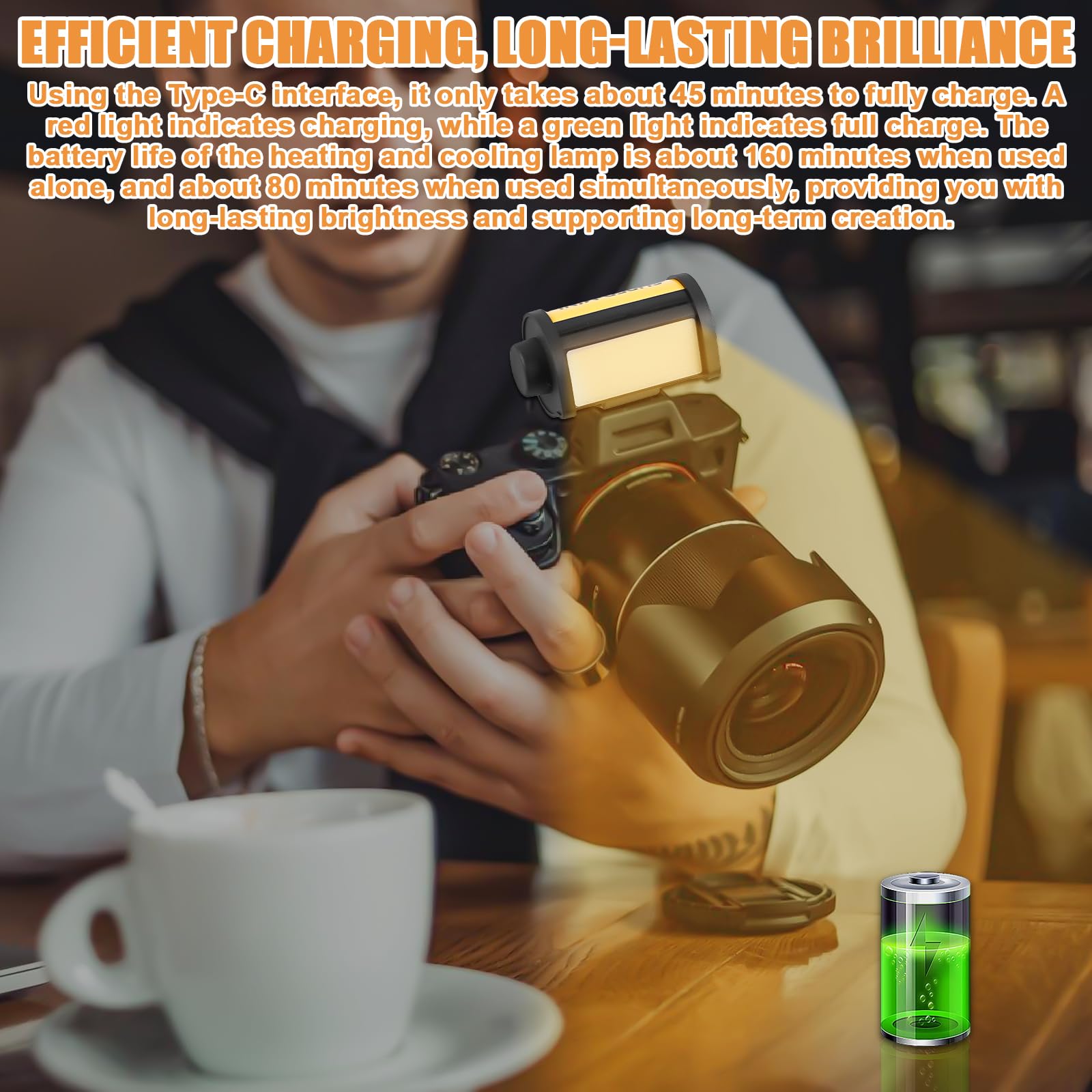 Mini luz magnética para cámara LED, mini luz de relleno LED, portátil, recargable, con 3 temperaturas de color y soporte en frío para fotografía y videografía
