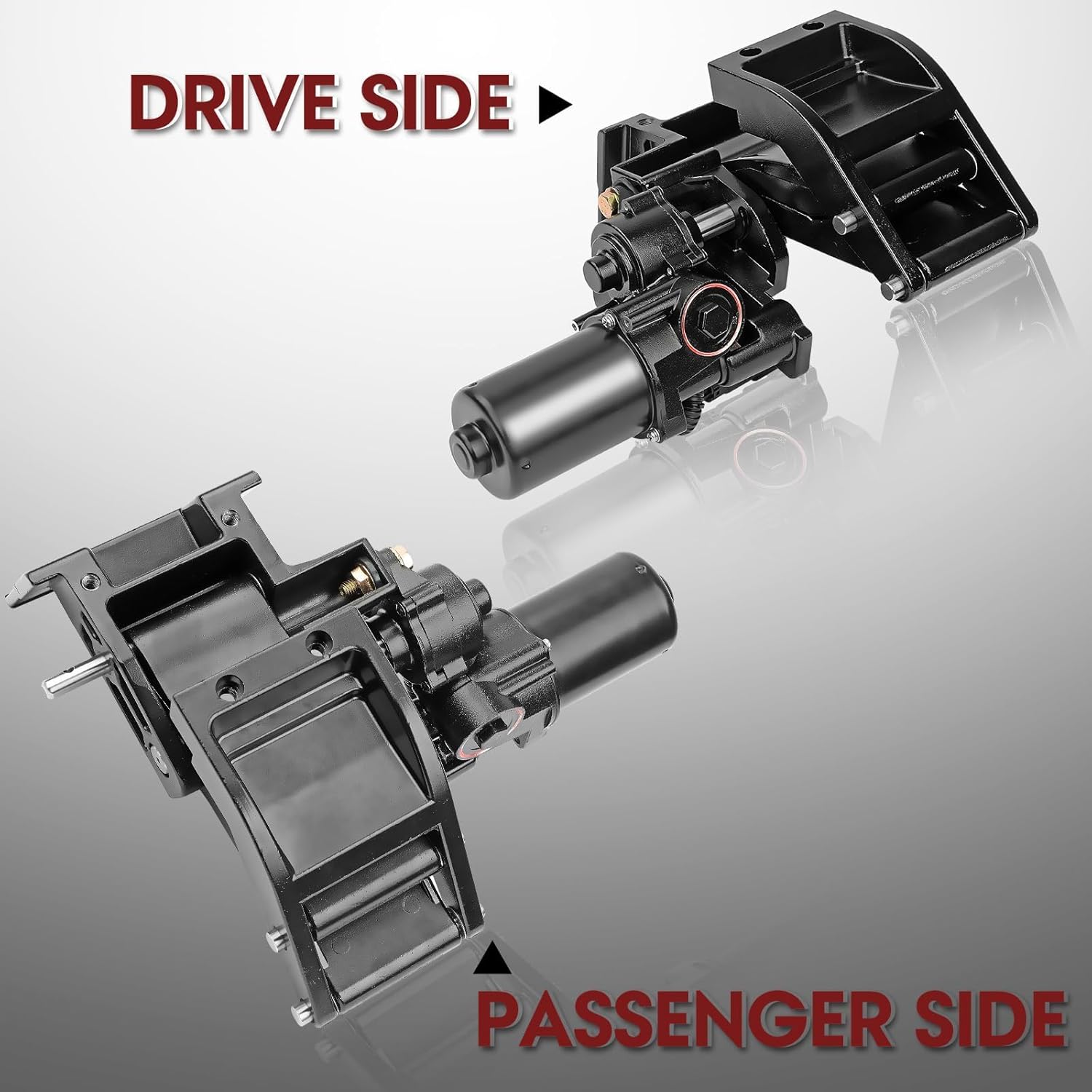 Front Right Passenger Side Power Running Board Motor with Bracket Fit for Ford F150 Series 2011-2014 3.5L 3.7L 4.2L 4.6L 5.0L 5.4L 6.2L V6 / V8 Replacement# AL3Z-16A506-A AL3Z16A506A