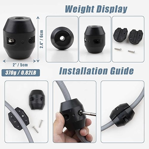 Miniatura 3 de Manguera de grifo con bola de peso para Moen 159560 Kit de repuesto de manguera de grifo de cocina, accesorio de manguera de fregadero, grifo de