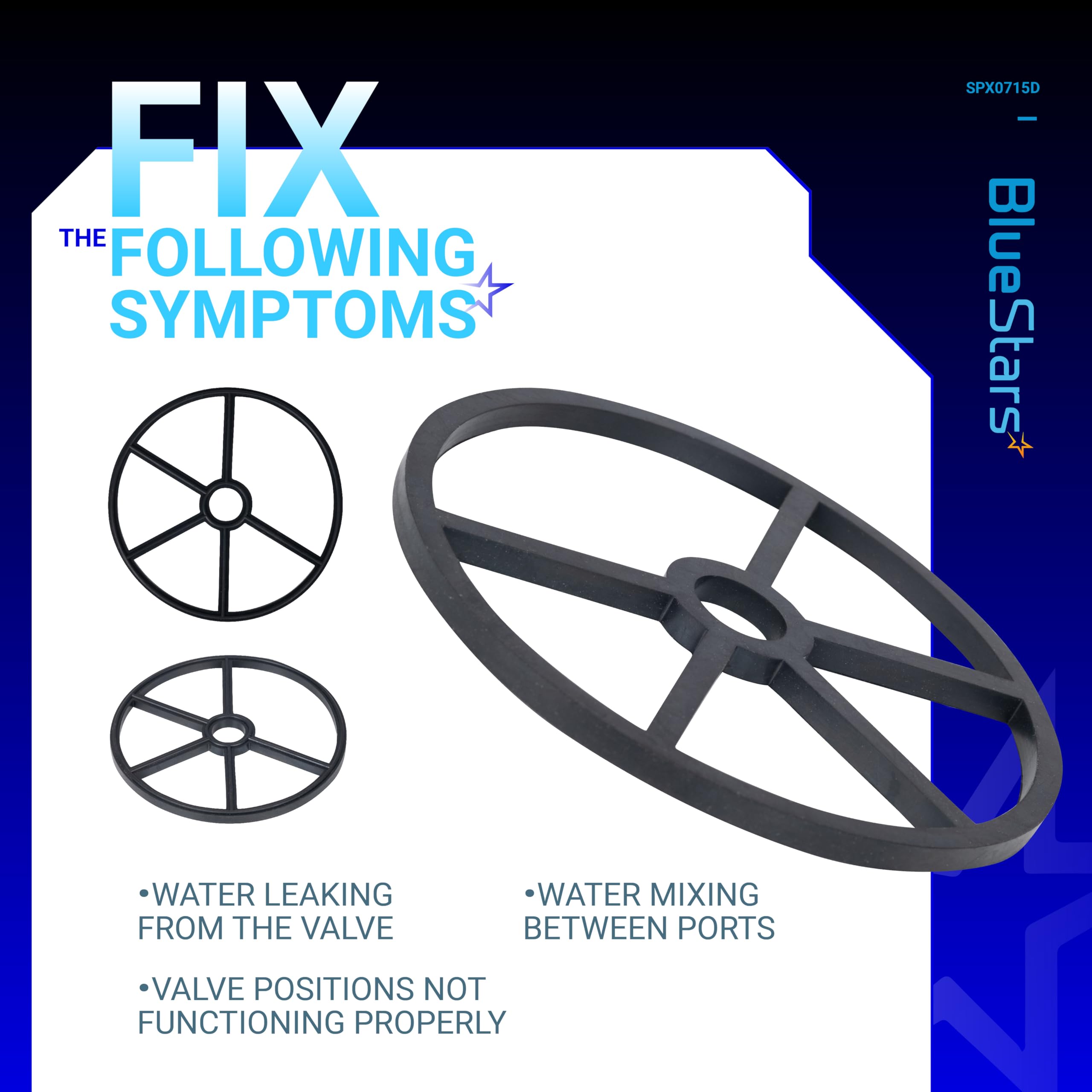 Amazon.com: BlueStars SPX0715D Pool Valve Seat Gasket Replacement