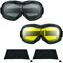 Bikershades Fit Over Goggles for Eye-Glasses Motorcycle Riding Cycling Skiing Sky Diving Outdoor Work