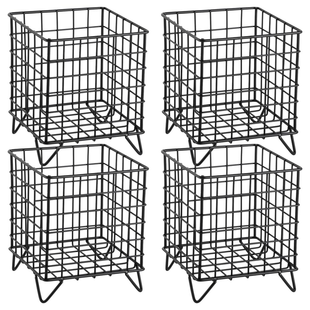 4 supporti per cialde da caffè, in filo metallico per capsule di caffè, gabbie per capsule di caffè con grande capacità, organizer per cucina, ufficio, caffè e bar