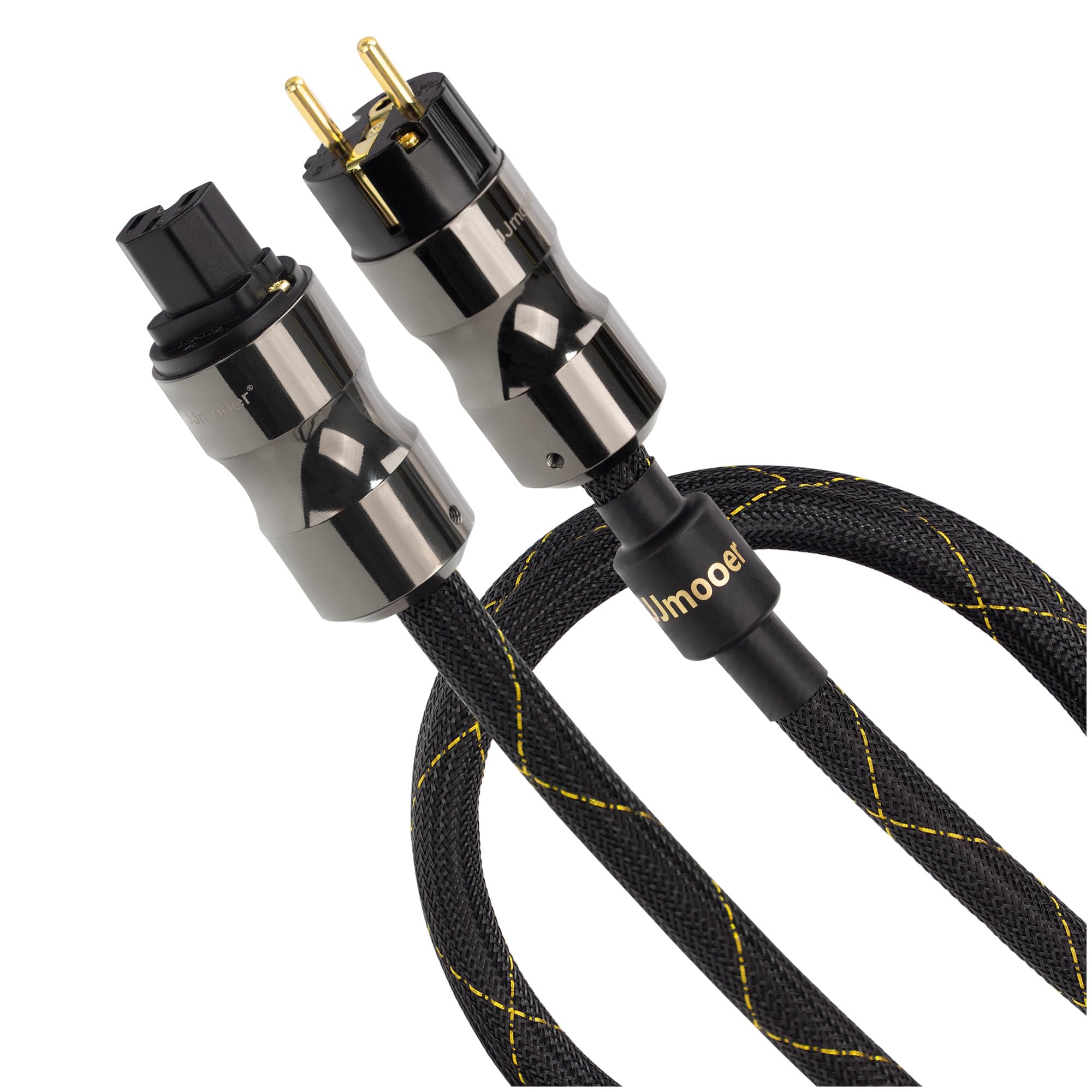 Cable AlimentacióN Hi Fi，with Ferrite Ring,Cobre sin oxígeno Alta Fidelidad Shielded Power(2m)