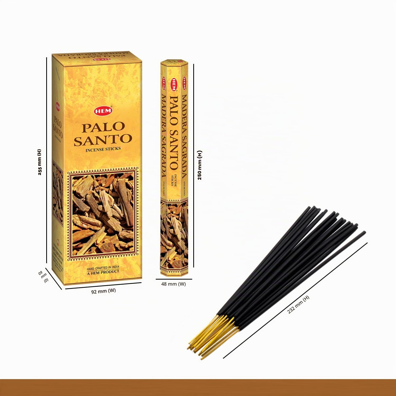 Hem Encens Palo Santo Bâtonnets Lot de 6