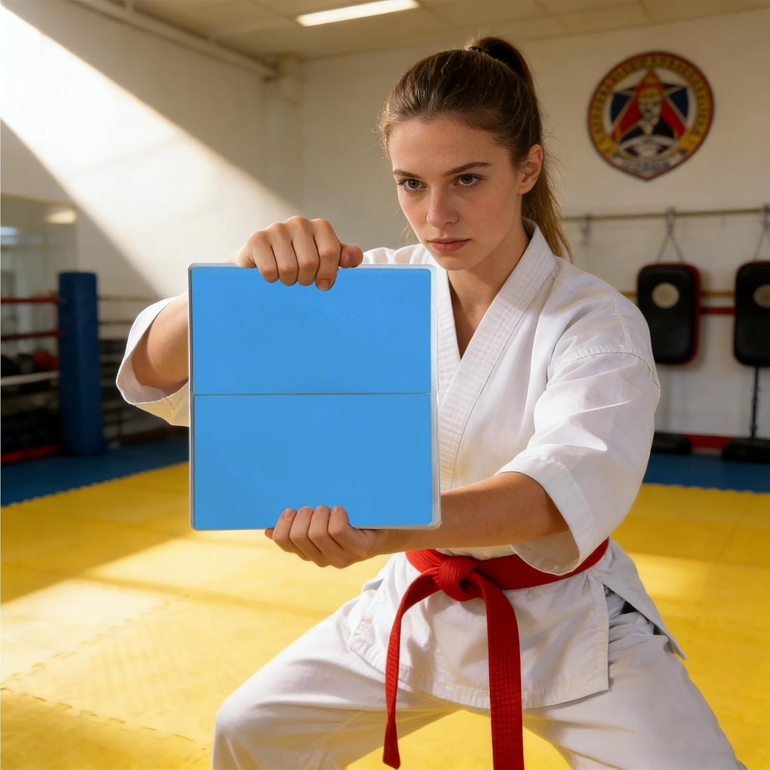 Blue Taekwondo Karate Board Rebreakable Punching Board Martial Arts Training Equipment Plastic Rebreakable Punching Boards for Student