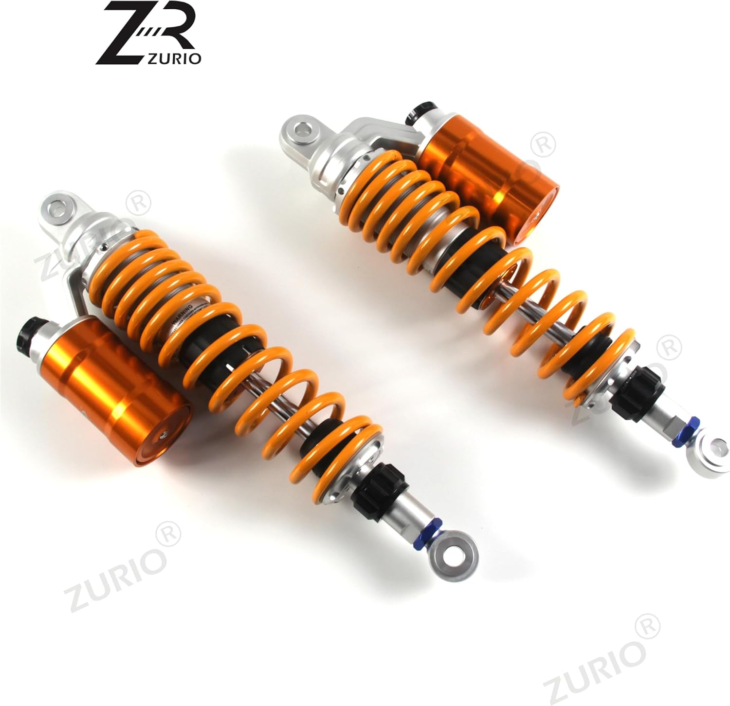 360mm /14" Adjustable Rear Shocks Absorbers Suspensions Compatible with XG750A Street Rod 2017-2018, XR1200 Sportster 2008-2013, SR500 1977-1984, XJR1300 1997-2010, Gold