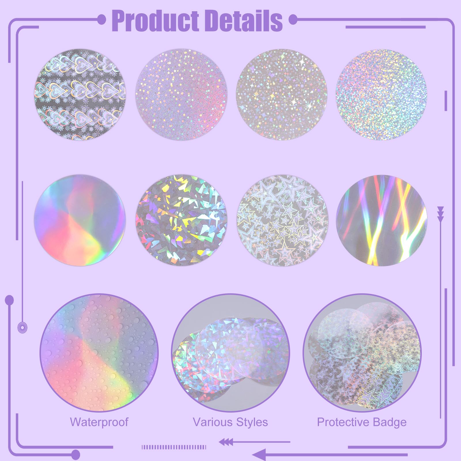 200pcs 2.76in/70mm Badge Film - Image 4