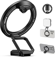 Vista 12 de NEEWER PA118 - Soporte magnético para teléfono celular, soporte magnético de doble cara compatible con MagSafe iPhone, accesorios para tablero