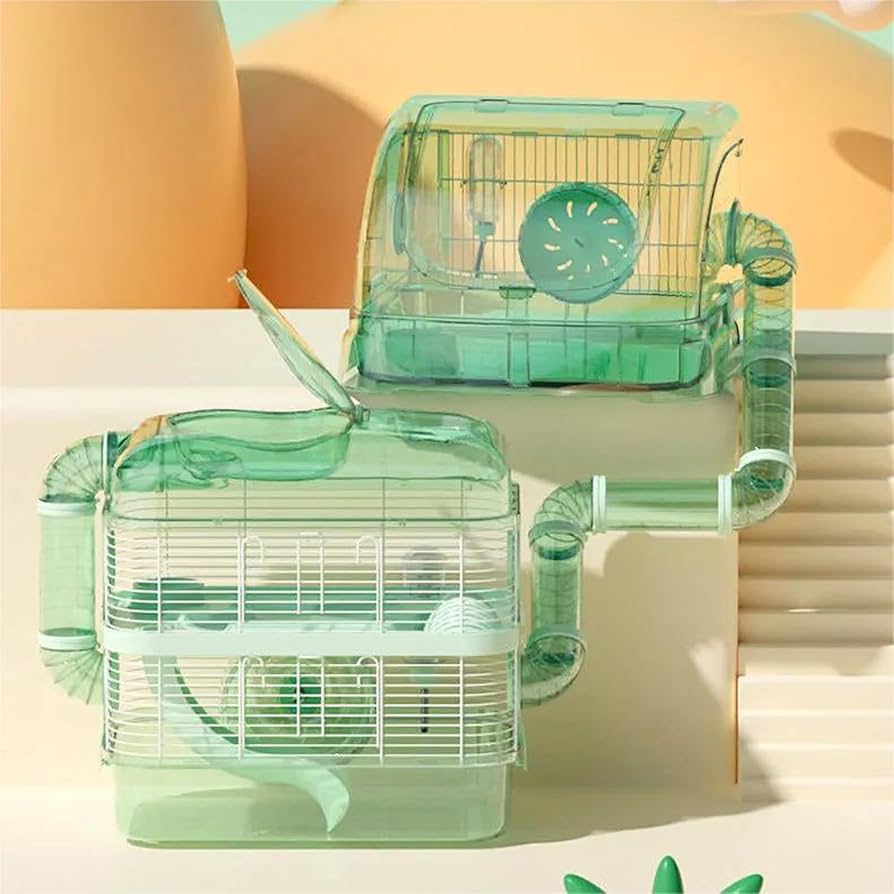 Amazon | ハムスターケージ 小動物用 飼育ケージ アクリル製