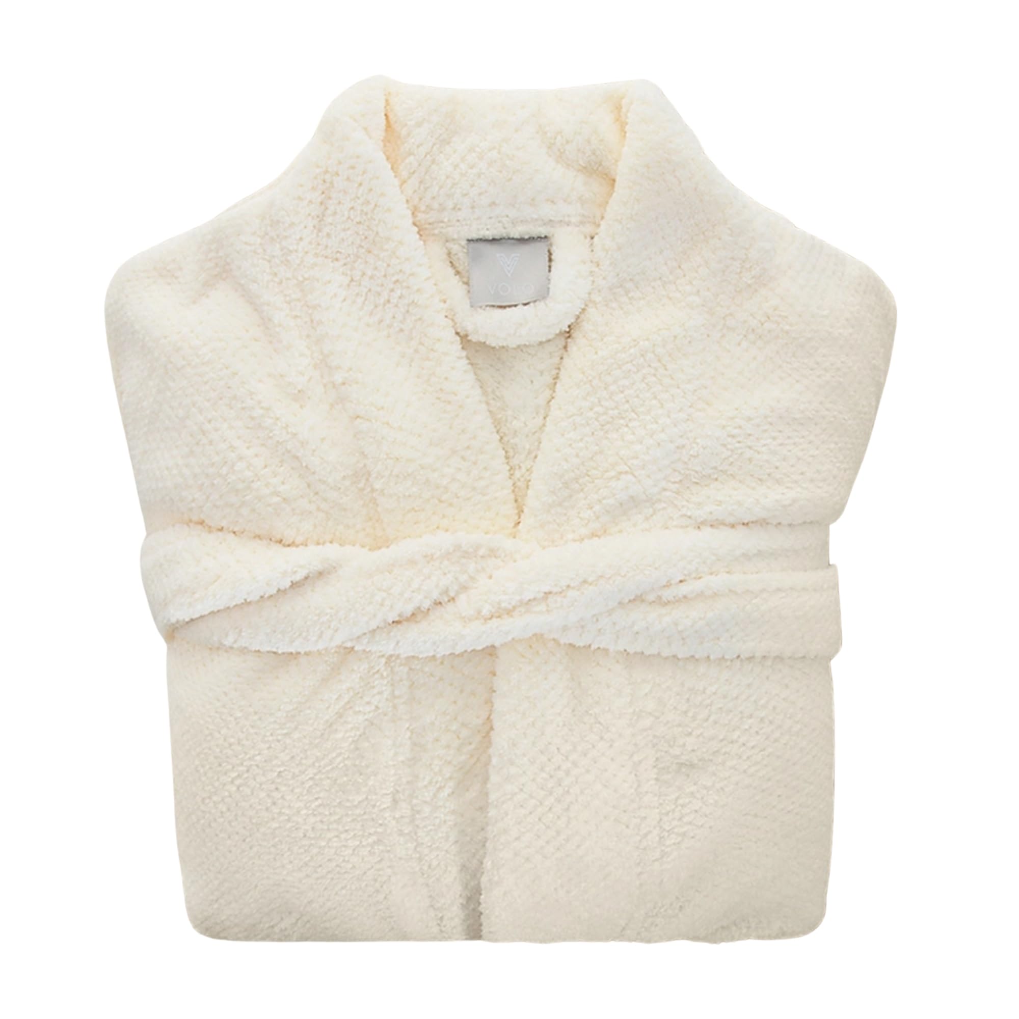 VOLO Unisex-Adult Robe VRW - Plush Bathrobe with Waist Belt Pockets Quick-Dry Lightweight