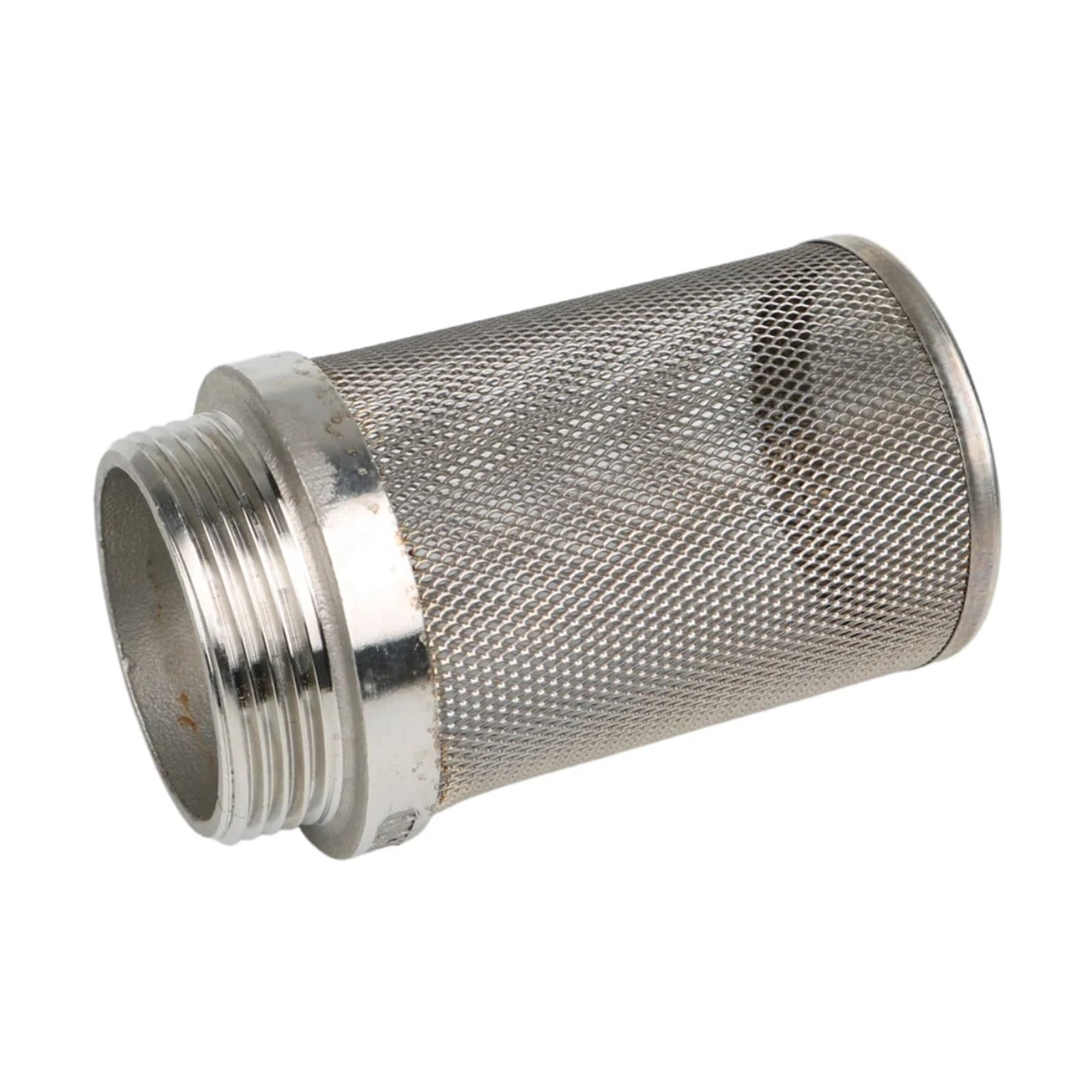 Filtro de malla acero inoxidable 304 extendido for acuario, tanque agua, bomba riego jardín, accesorios filtración(50mm-Long)