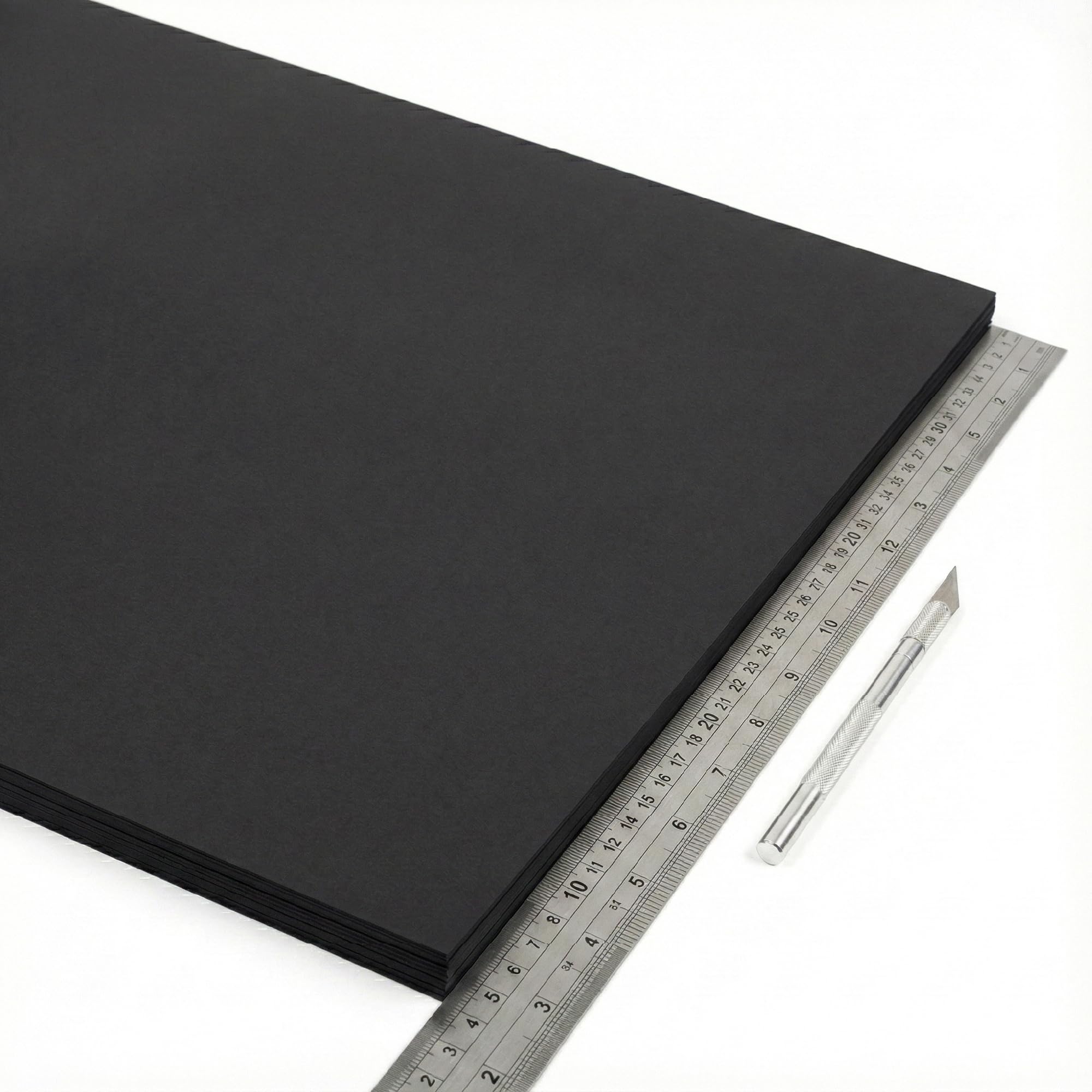 Carta colorata A2 420 x 600 mm, 180 g, nero carbone, 10 fogli