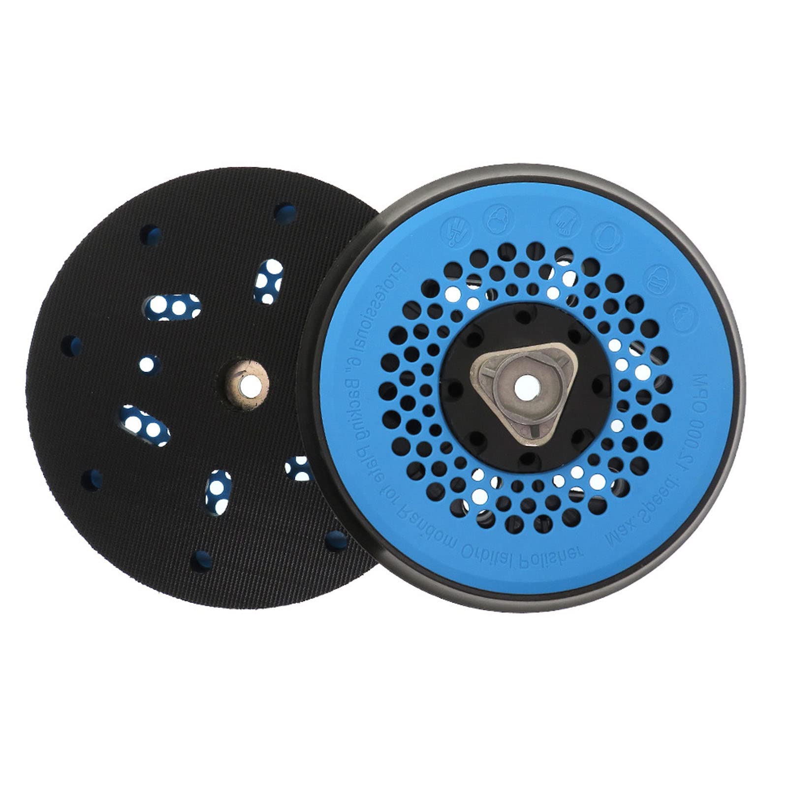 Sander Pad 17 Hole Random Orbital Sanding Replacement Pads for Electric Polishing Wheel