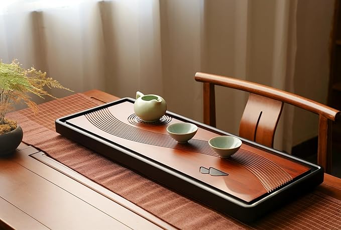 Bamboo Tea Tray Chinese Kungfu Tea Serving Tray