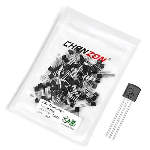 Chanzon 2N4403 TO-92 PNP Transistor -0.6A 100 piezas