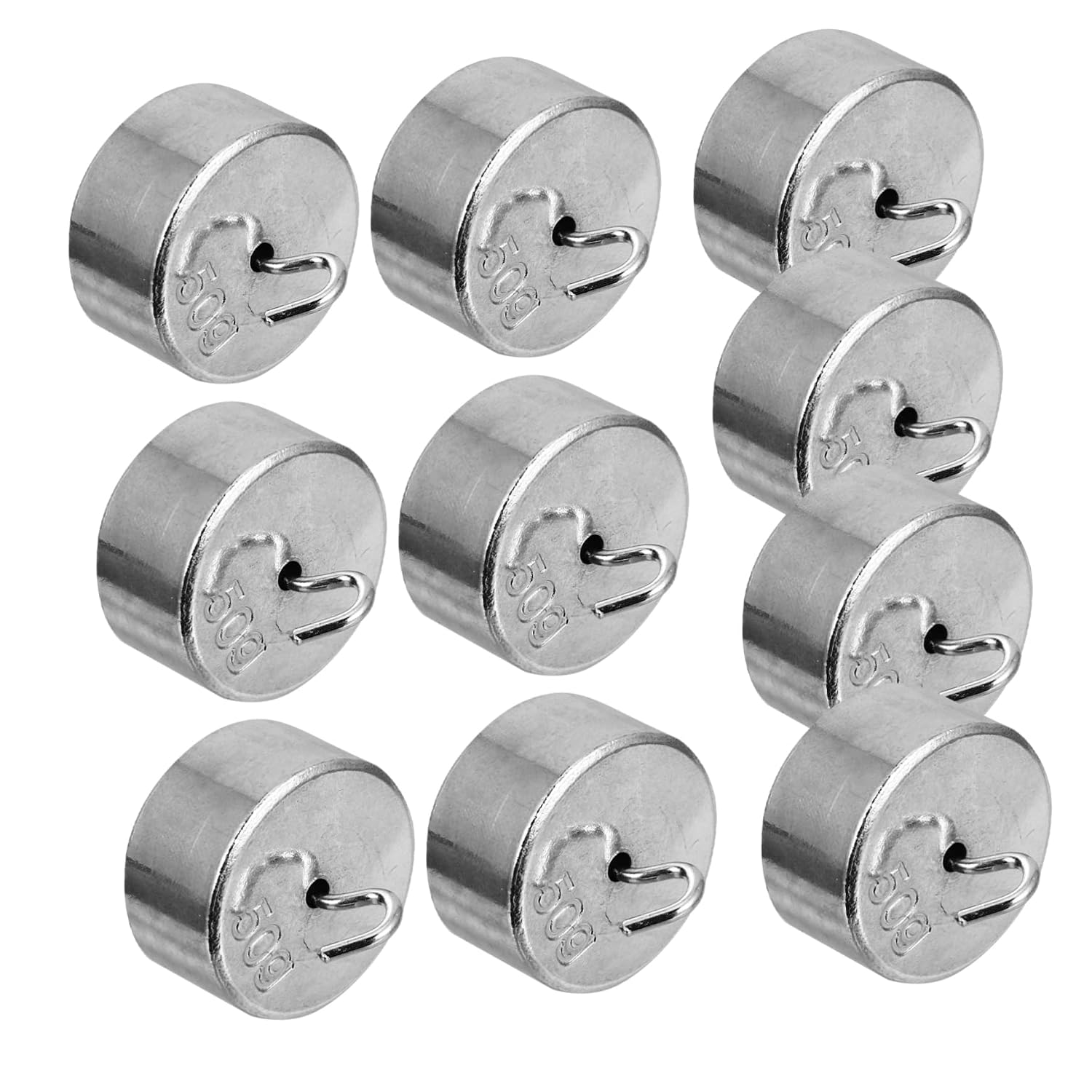 Metal Hook Weights for Mechanics Experiments Teaching Equipment for School Physics Labs Lightweight and Portable Design