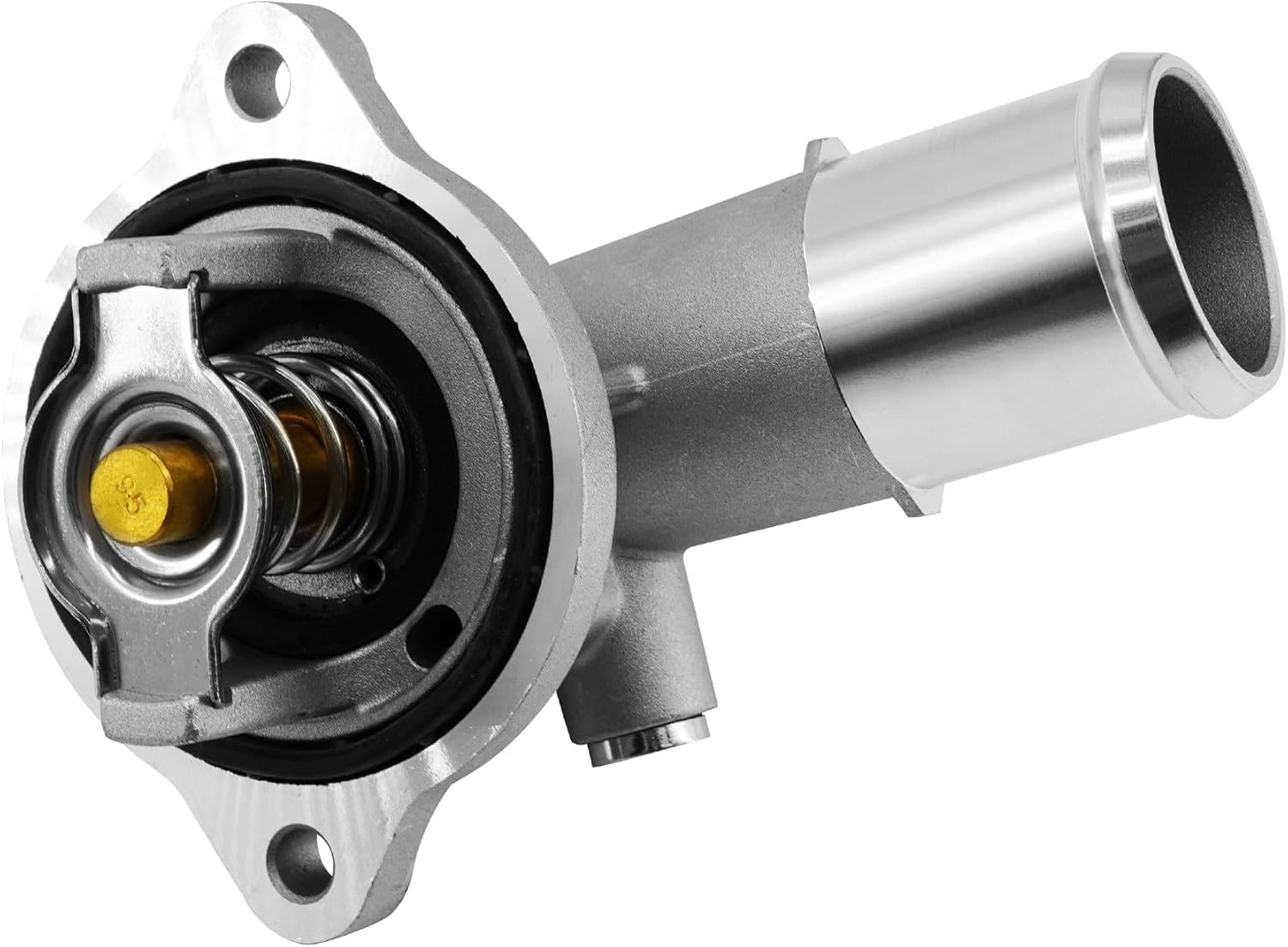 Engine Coolant Thermostat Housing 05184651AF Compatible with Jeep Wrangler 3.6L 2012 2013 2014 2015 2016 2017 2018