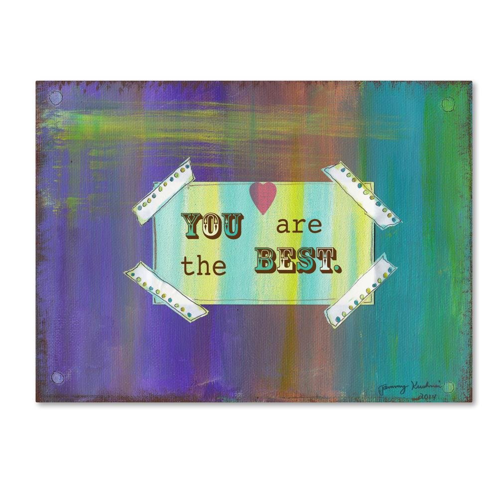 The Best by Tammy Kushnir, 18x24-Inch Canvas Wall Art