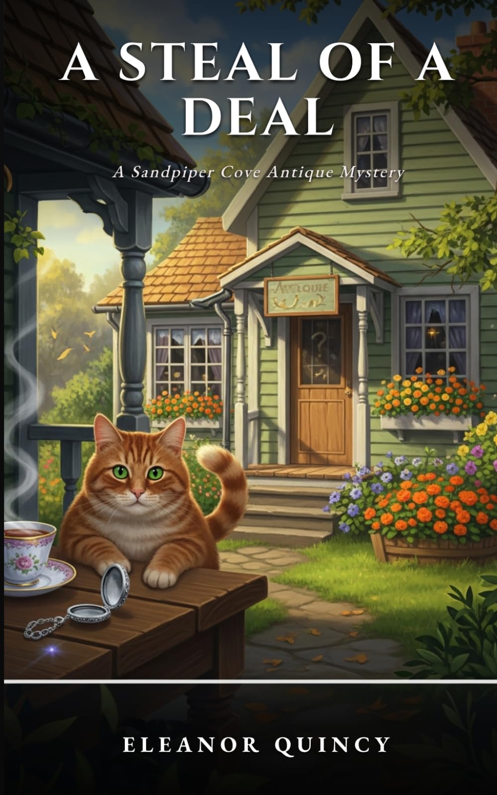 A Steal of a Deal: A Small-Town Antiques Amateur Sleuth Cozy Mystery with a Slow-Burn Clean Romance (The Sandpiper Cove Antique Mysteries, Book 1)