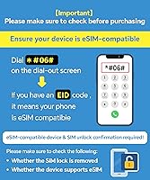 Vista 3 de Tarjeta Esim prepagada de Europa, 15 GB de datos durante 10 días en Reino Unido y Europa 33 países, solo datos tarjeta SIM Europa para iPhone