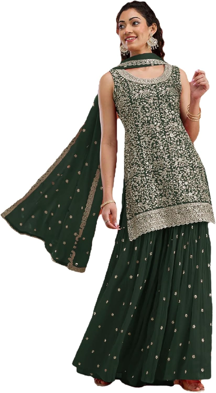 STELLACOUTURE Ready to wear salwar kameez for women, Plus size indian pakistani ethnic suit eid, wedding, party 2950-O