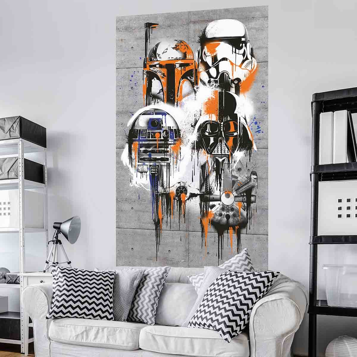 Komar Digitaldruck Vlies Fototapete - Star Wars Celebrate The Galaxy - Größe 120 x 200 cm