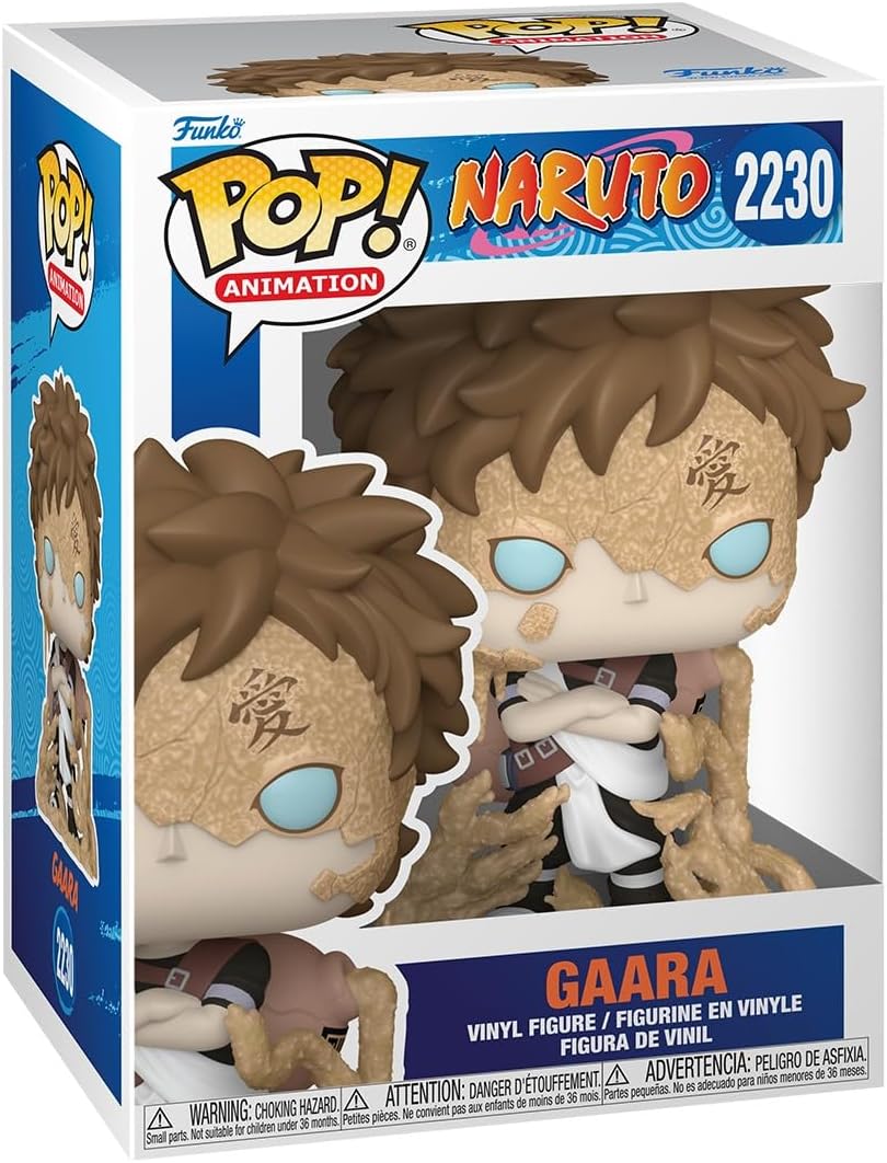 Pop! Animation: Naruto Classic - Gaara - Figura de vinilo coleccionable - Idea de regalo - Mercancía oficial - Juguetes para niños y adultos - Ventiladores de anime - Figura de modelo para coleccionistas y exhibición
