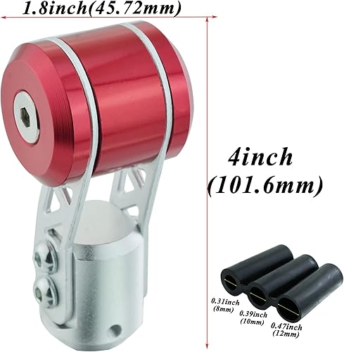 Miniatura 9 de Abfer Pomo de palanca de cambios en T, perilla de palanca de cambios para automóvil, palanca de cambios de peso, compatible con manuales de vehículo