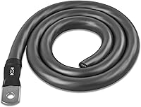 Vista 2 de NVX Kit de cableado de amplificador dual 1/0 calibre 1/0 AWG 100% OFC sin cable RCA - XAPK1D