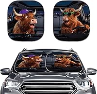 Vista 15 de Howilath Sombra de ojos de belleza, 2 unidades, parasol universal para parabrisas, accesorios para vehículos, cubierta anti-UV