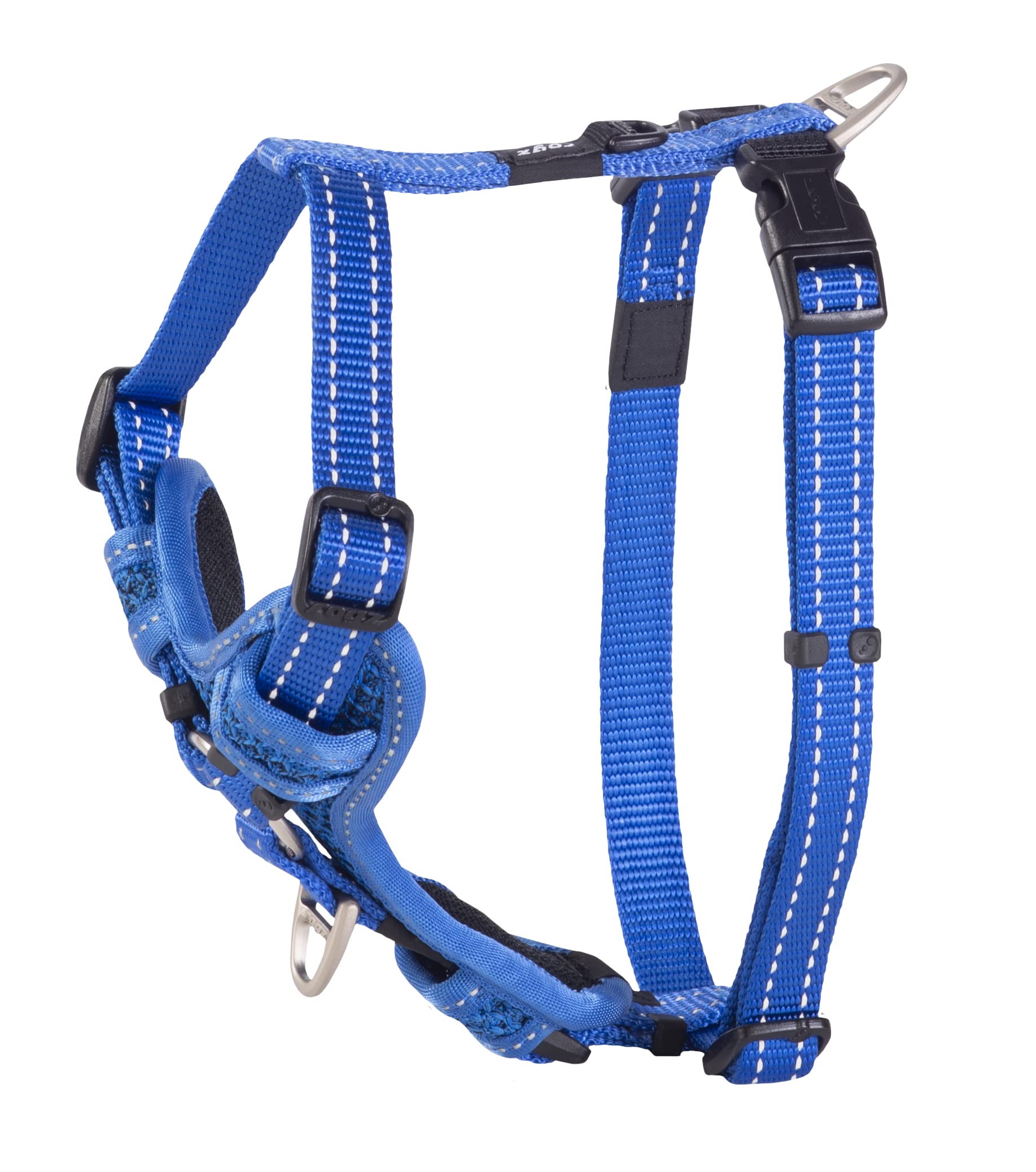 Rogz Control Harness Reflective Medium Blue