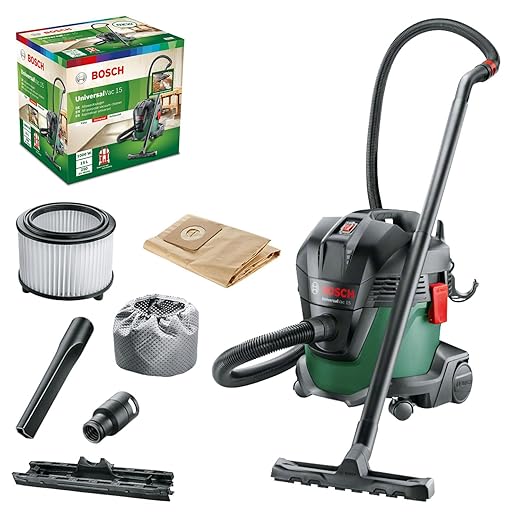 Bosch Home and Garden UniversalVac, Green, 15 L