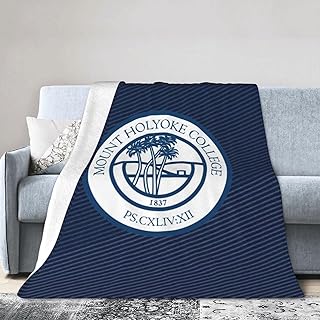 Mount Holyoke College Logo Ultra-Soft Micro Fleece Blanket Soft Comfortable Flannel Blanket Available for Bed Couch Living Room